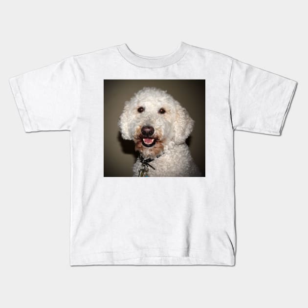 Jake The Labradoodle Kids T-Shirt by Cynthia48